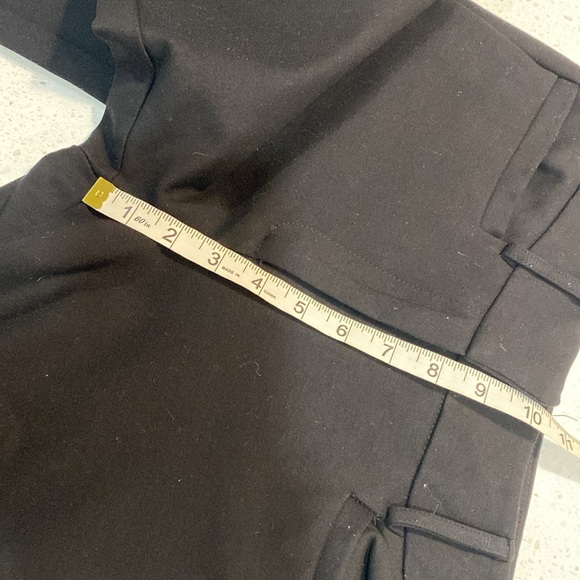 SHARAGANO skinny trouser black CIGARETTE 6 pants stretch ankle crop - Picture 5 of 6